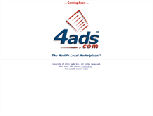 Tablet Screenshot of 4ads.com